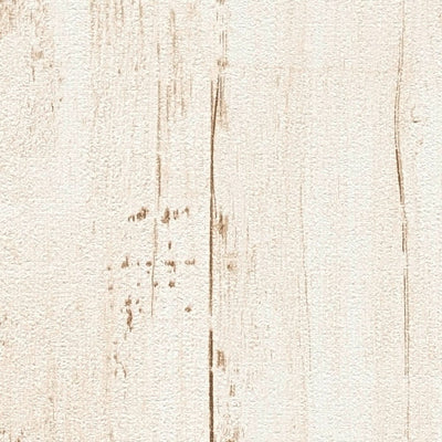 Medinių lentų išvaizdos tapetai be PVC - smėlio spalvos, 1357775 🌱 AS Creation