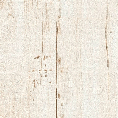 Wallpaper with the look of wooden planks, PVC-free - beige, 1357775 🌱 AS Creation