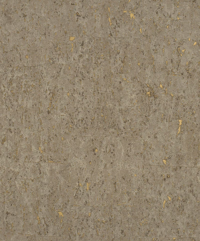 Wallpaper with cork look in brown with bright patina, RASCH, 2033346 RASCH
