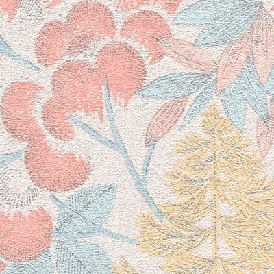 Wallpaper with coloured leaves,1374161 AS Creation