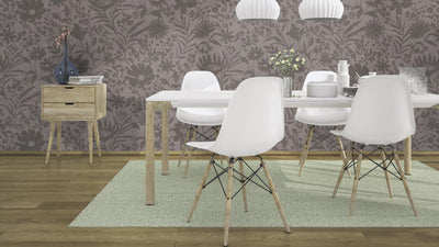 Wallpaper with country flowers, grey and taupe RASCH, 1205311 AS Creation