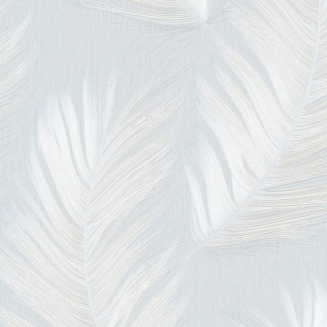 ERISMANN tapetes 4005773: Lielas lapas, zila/balta Erismann