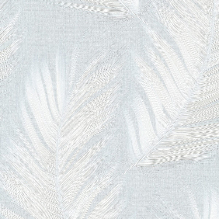 ERISMANN tapetes 4005773: Lielas lapas, zila/balta Erismann