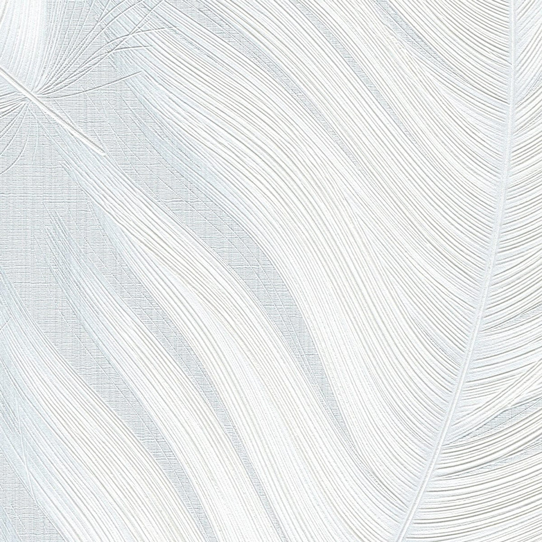 ERISMANN tapetes 4005773: Lielas lapas, zila/balta Erismann