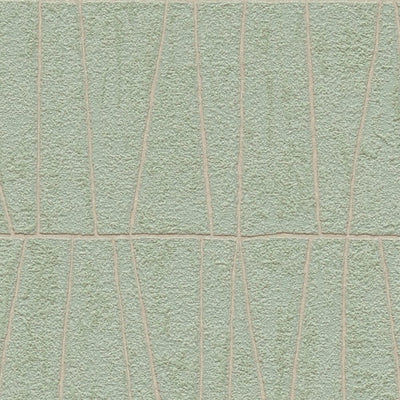 Taustakuva linjat ja geometrinen mosaiikki - vihreä, kulta, 1403465 AS Creation