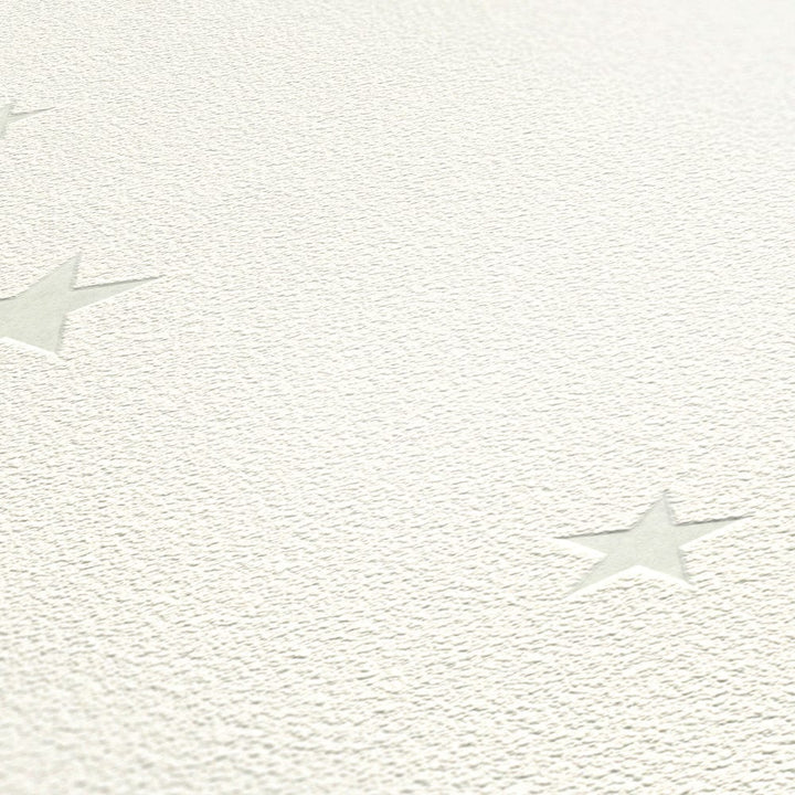 Tapetes ar luminiscējošām zvaigznēm - baltas AS 324401 AS Creation