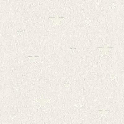 Tapetes ar luminiscējošām zvaigznēm - krēmkrāsa, 1171464 AS Creation