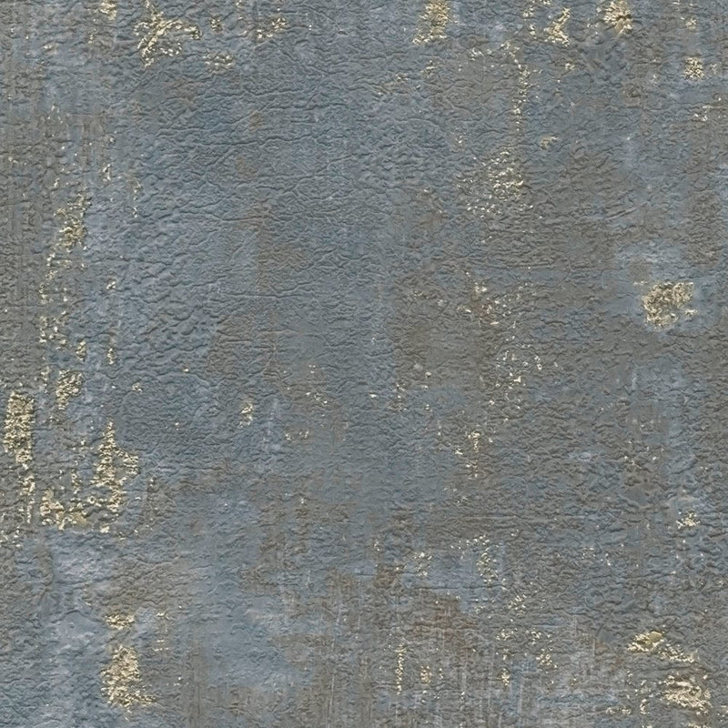 Tapetai su metalo akcentais - rudi, mėlyni, auksiniai, 1406635 AS Creation