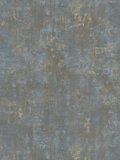 Tapeet metallist aktsentidega - pruun, sinine, kuldne, 1406635 AS Creation