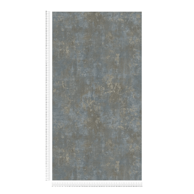 Metallitapetit - ruskea, sininen, kulta, 1406635 AS Creation