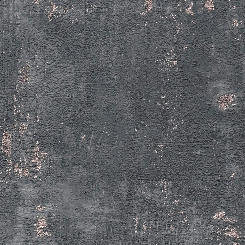 Wallpaper with metallic accents - black with gold elements, 1406637 AS Creation