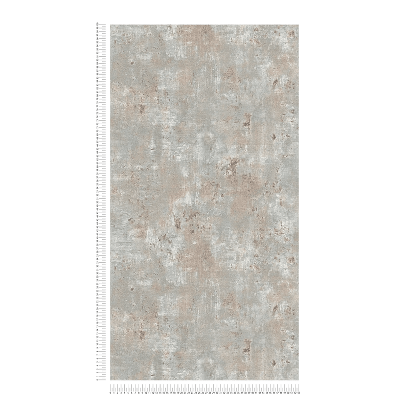 Wallpaper with metallic accents - grey, blue, bronze, 1406636 AS Creation