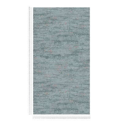 Wallpaper with a metallic effect, in shades of green, 1406433 AS Creation