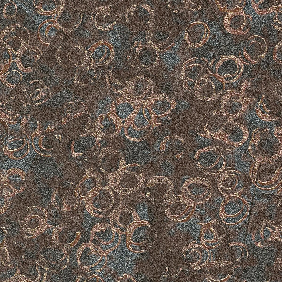 Tapetes ar modernu rakstu brūnos toņos - 3742303 Erismann