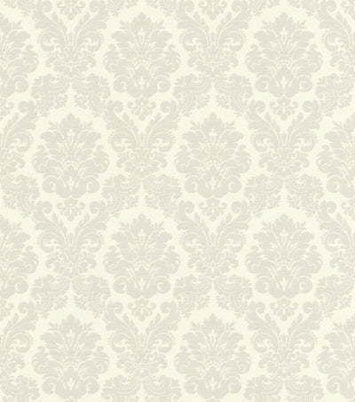 Baroque wallpaper in white, RASCH, 2132227 AS Creation