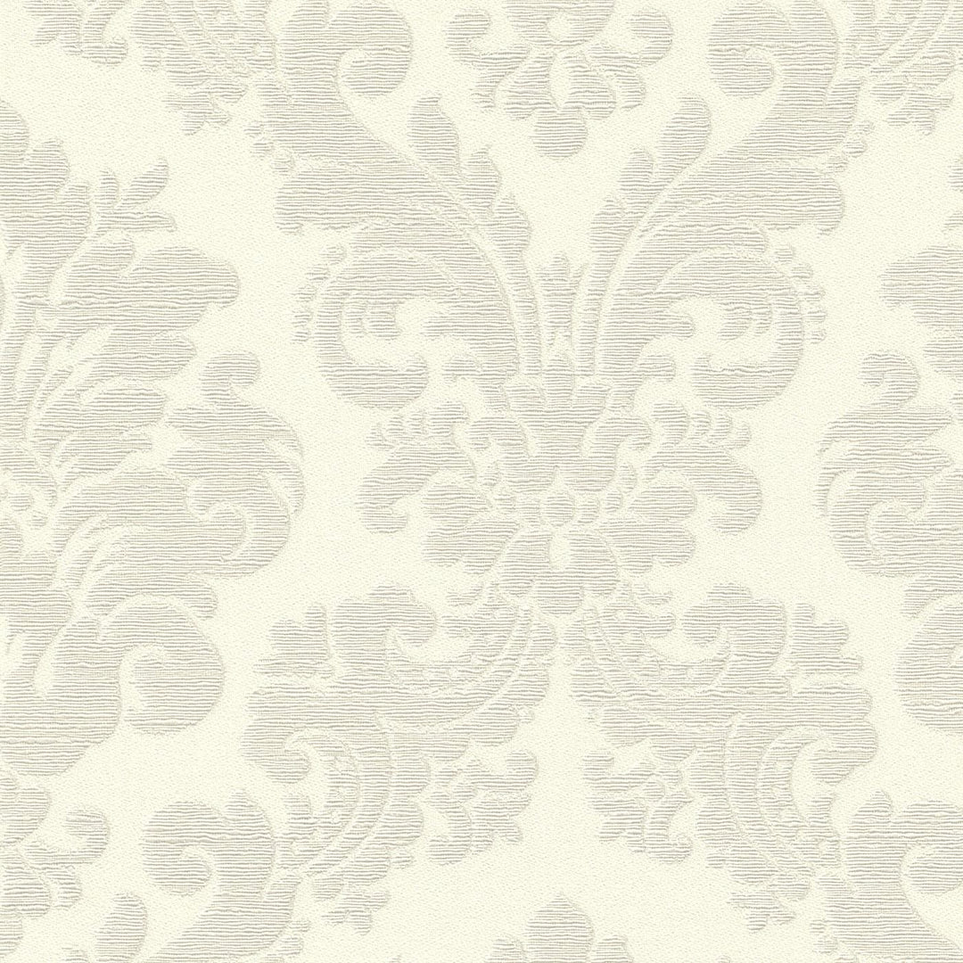 Tapetes ar ornamentu baroka stilā, baltā krāsā, RASCH, 570519 RASCH