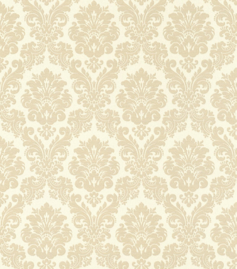 Baroque wallpaper: beige, gold, RASCH, 2132236 AS Creation