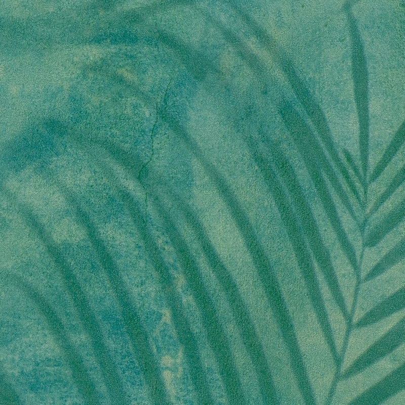Wallpaper with palm leaves in dark green, matt,1332540 AS Creation