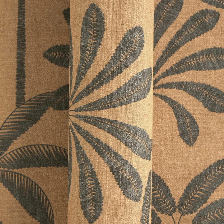 Bēšas/Oranžas Palmu Lapu Tapetes (3012121) AS Creation