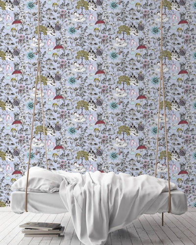 Fairy-tale wallpaper in grey 1350422 Without PVC AS Creation