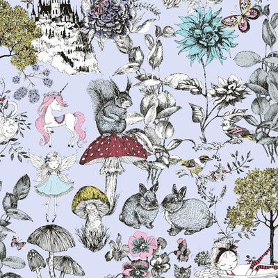 Fairy-tale wallpaper in grey 1350422 Without PVC AS Creation