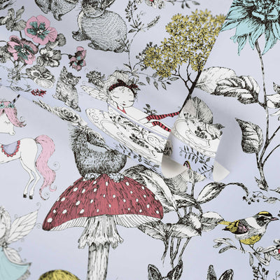 Fairy-tale wallpaper in grey 1350422 Without PVC AS Creation