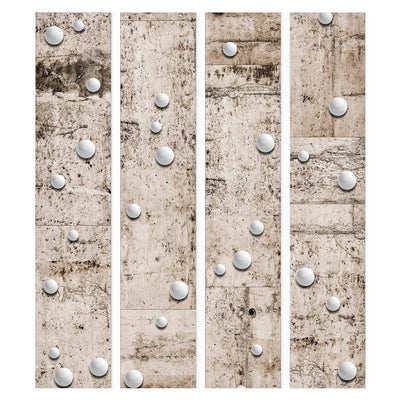 Tapetes ar pērlēm uz bēša betona, 89577 G ART