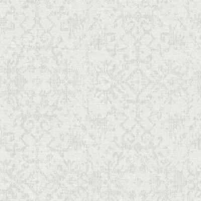 Tapetes ar persiešu paklāja ornamentu baltā krāsā, 1360277 AS Creation