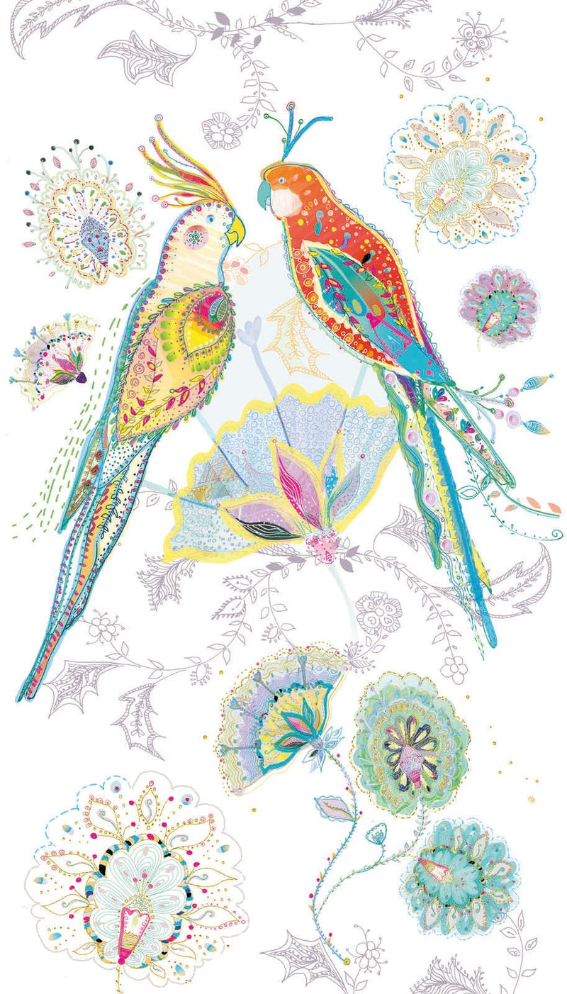 Обои с изображением птиц и цветов, 1367767, 1.59 м x 2.80 м (Рисунок) AS Creation