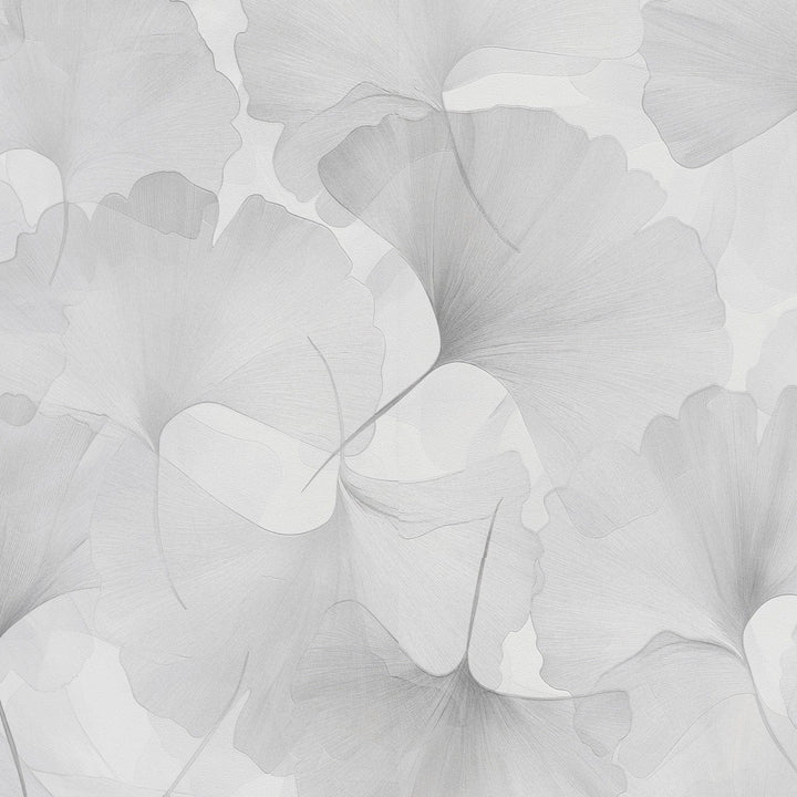 ERISMANN tapetes 3774767: Ginkgo lapas, pelēka Erismann