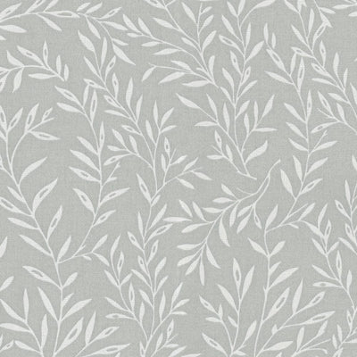 Country wallpaper with delicate leaves: grey - 1373116 AS Creation