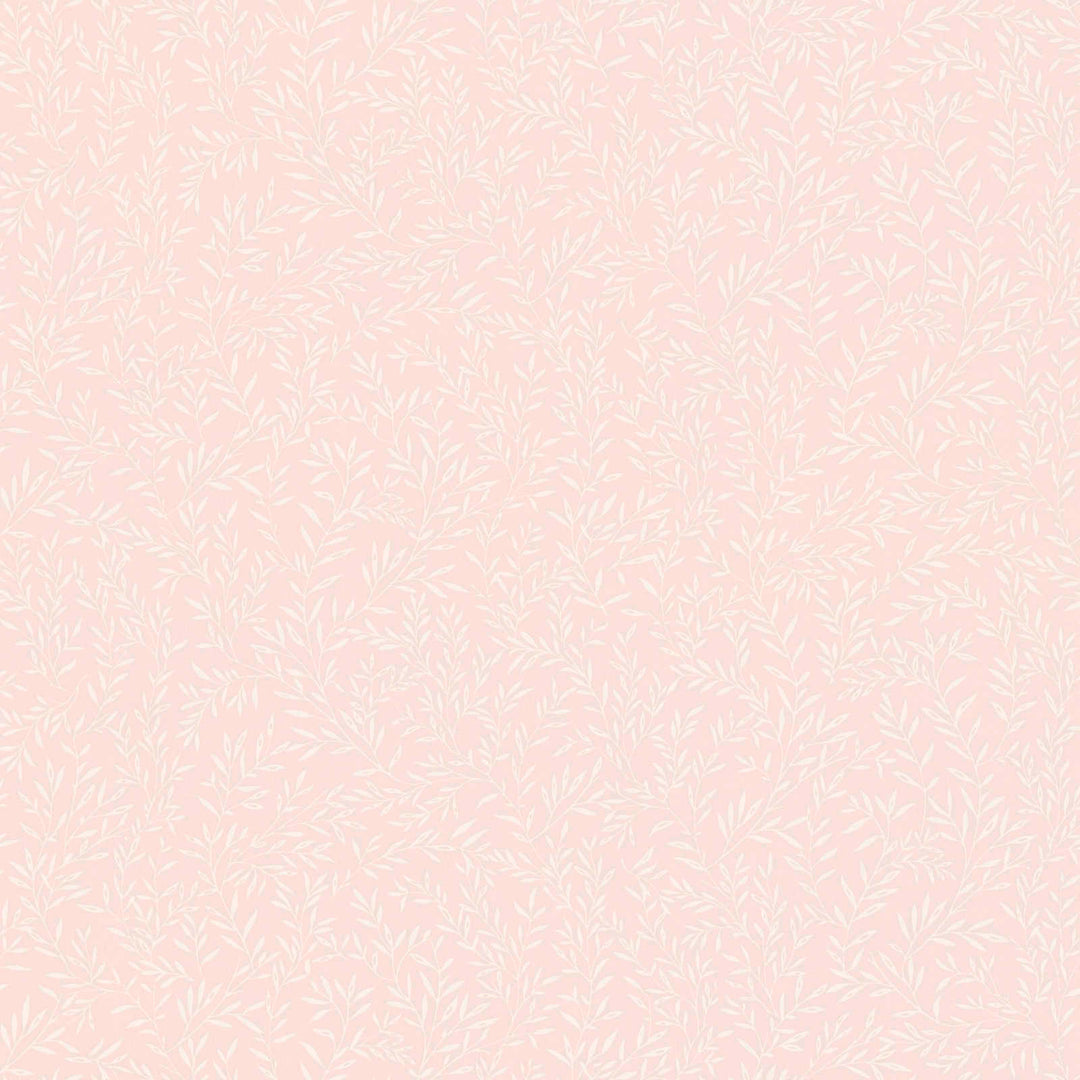 Tapetes ar smalkām lapām kantrī stilā: rozā krāsā - AS 390733 AS Creation