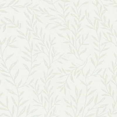 Country wallpaper with delicate leaves: green - 1373113 AS Creation