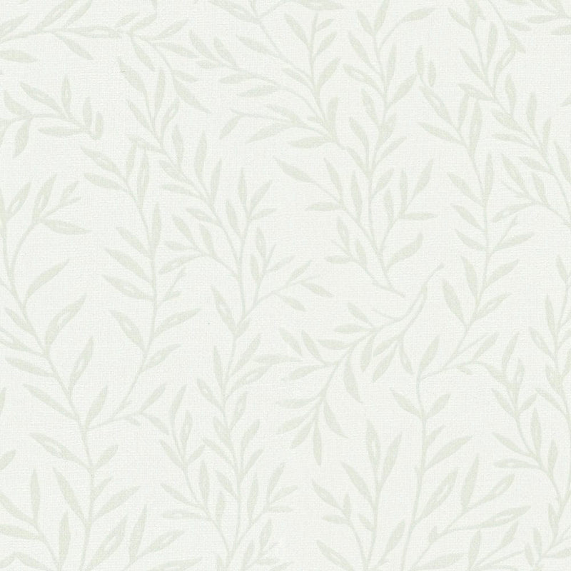 Country wallpaper with delicate leaves: green - 1373113 AS Creation