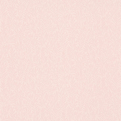 Wallpaper with fine leaves in pink, 756015 Erismann