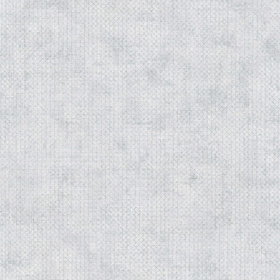 Tapetes ar smalko ģeometrisku rakstu gaiši pelēkā krāsā, 388261 AS Creation