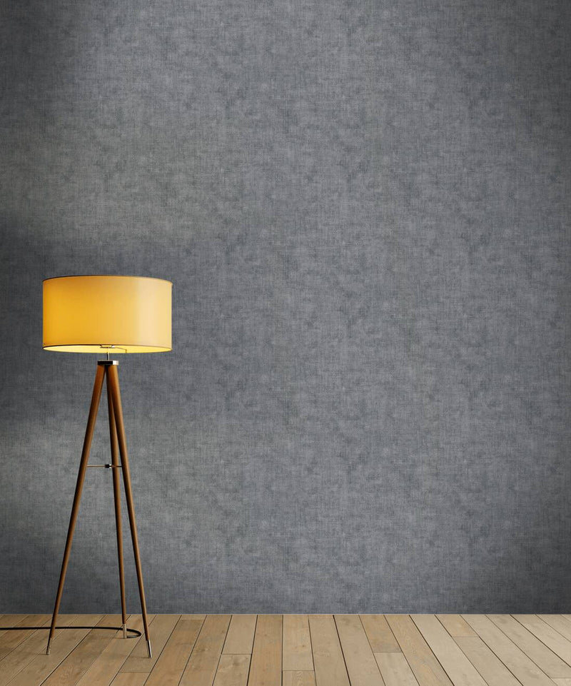 Wallpaper with fine geometric pattern in dark gray, 1366253 AS Creation