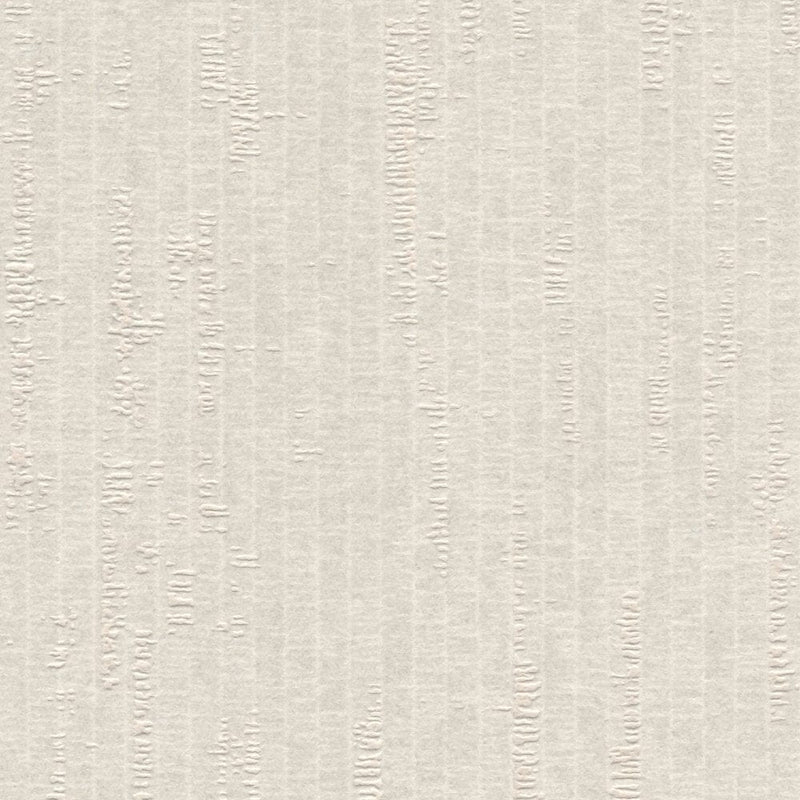 Tapetes ar smalku auduma izskatu baltas kafijas krāsā, 1335461 AS Creation