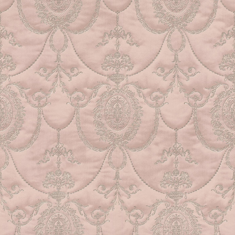 Wallpaper with fine embroidery and baroque ornament, RASCH, 2132707 RASCH