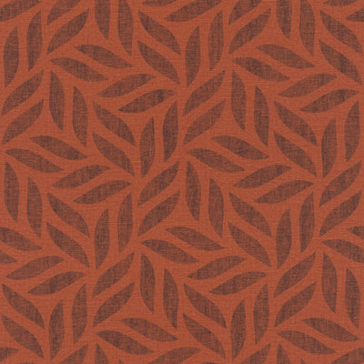 Tapetes ar stilizētam lapām un tekstila faktūru, sarkana, RASCH 2540217 RASCH