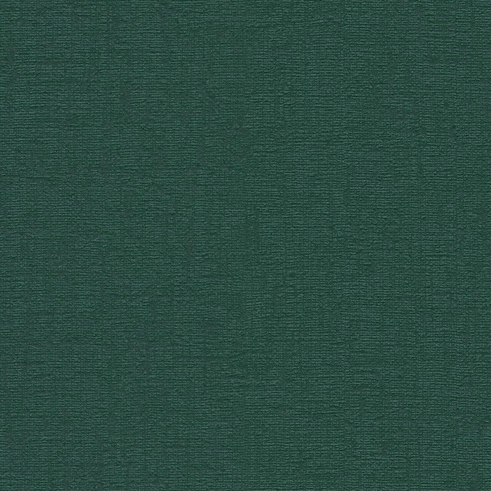 Tapetes guļamistabai ar tekstila faktūru - tumši zaļā krāsā, 396555 AS Creation