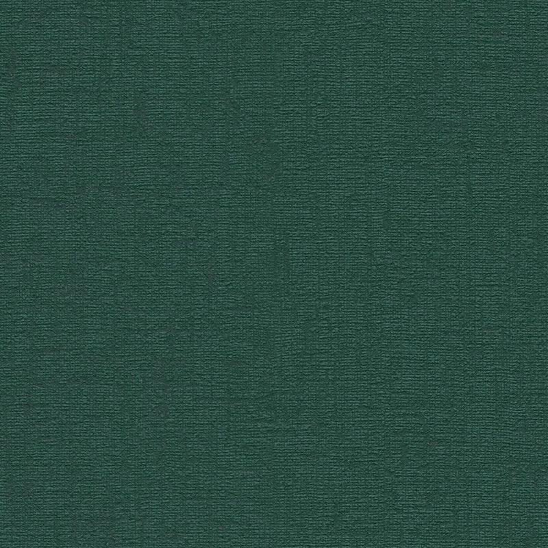 Wallpaper with textile texture - dark green, 1406413 AS Creation