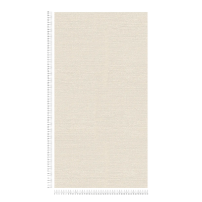 Wallpaper with textile look and light texture in beige, 1406303 AS Creation