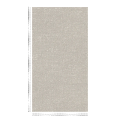 Wallpaper with textile look and light texture in beige, 1406305 AS Creation