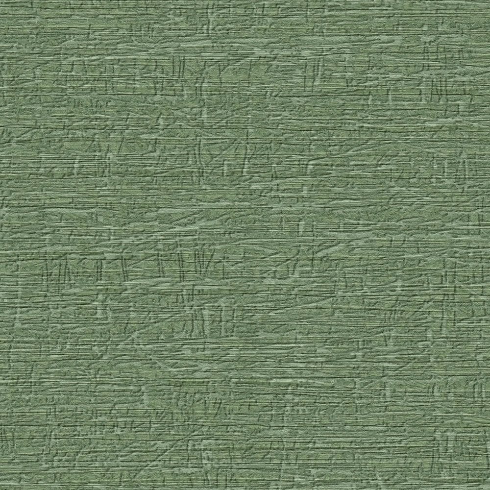 Tapetes ar tekstila izskatu un vieglu tekstūru zaļā krāsā, 396481 AS Creation