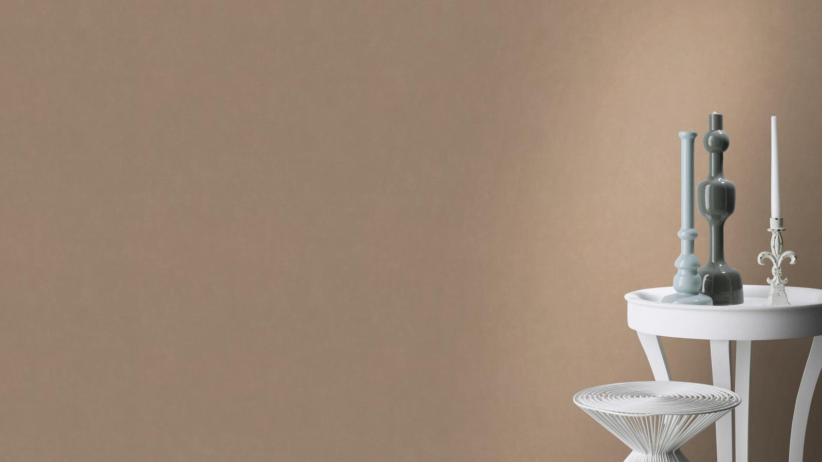 Tapetes ar tekstila tekstūru:  RASCH, brūnā krāsā, 330045 RASCH