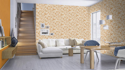 Wallpaper with textile texture:RASCH, tan, 1204631 AS Creation