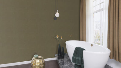 Textile wallpaper:RASCH, olive green, 1204610 AS Creation