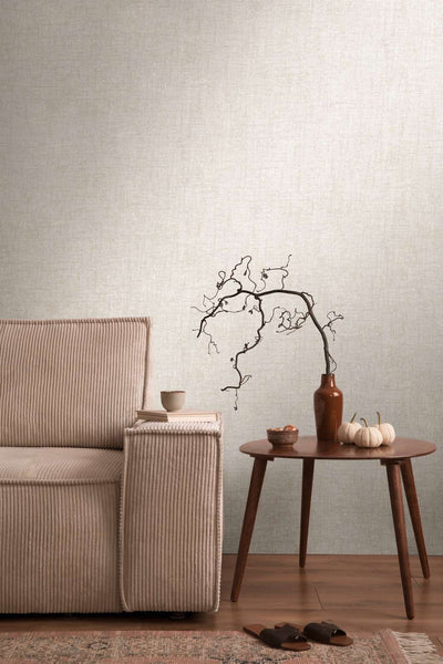 Wallpaper with texture and textile appearance with light sheen, 1404571 AS Creation