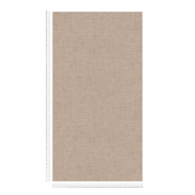 Wallpaper with texture and textile appearance with light sheen, brown, 1404573 AS Creation